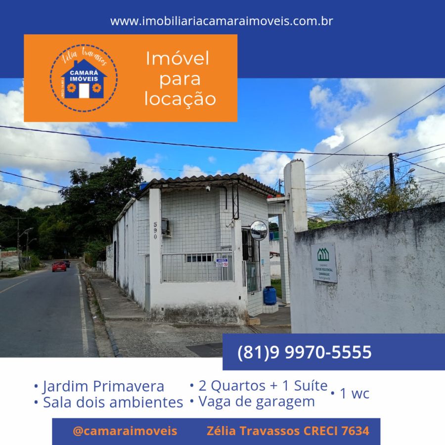 Casa em Condomínio - Aluguel - Jardim Primavera - Camaragibe - PE